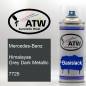 Preview: Mercedes-Benz, Himalayas Grey Dark Metallic, 7725: 400ml Sprühdose, von ATW Autoteile West.